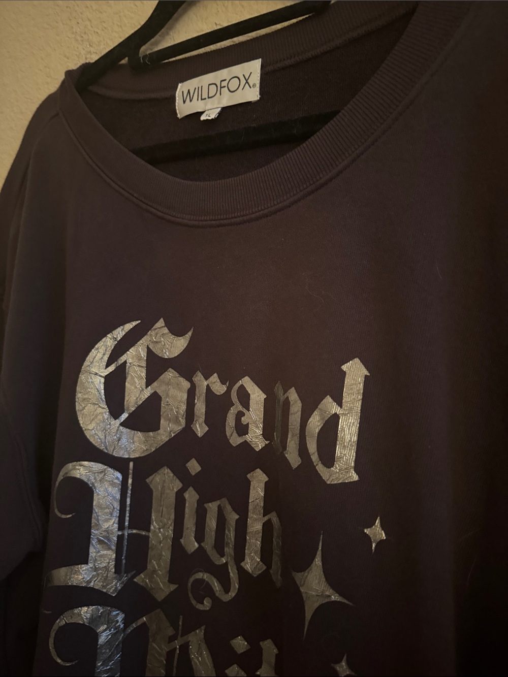 Wildfox Grand High Witch Sweatshirt Size Extra Large New without Tags - Picture 3 of 4